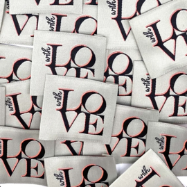 L'Étiquette Home Couture Labels 'Love'