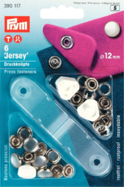 Prym drukknopen jersey 12mm parelmoer kap