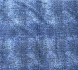 Tricot jeanslook gewassen blauw