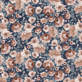 Sweat vintage flowers navy