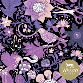 Fossan - Sewing Story - Purple - Jersey