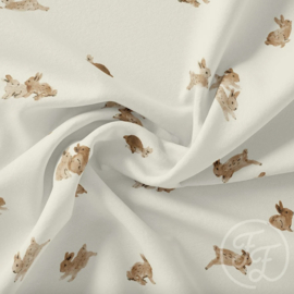 Family Fabrics - Rabbits Jersey