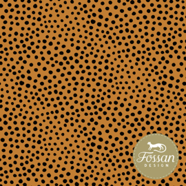 Fossan - Stone Dots - Black/Orange - Jersey
