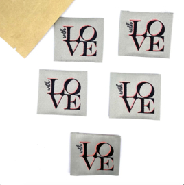 L'Étiquette Home Couture Labels 'Love'