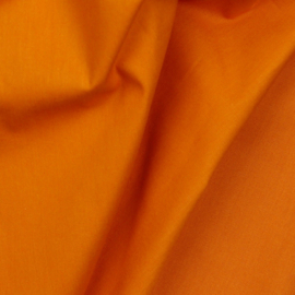 Coupon 94cm Organisch katoen poplin oranje