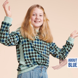 About Blue - Wonders of life - Rekbare badstof Harlequin