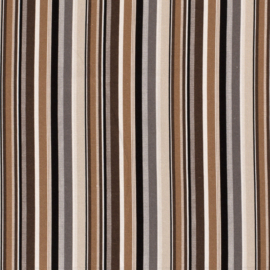 Coupon 57cm Linnen viscose stripes