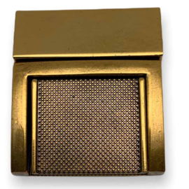 Magneetsluiting vierkant antiek goud