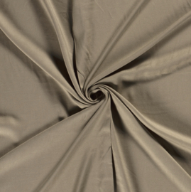 Viscose twill donker beige