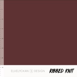 Elvelyckan - Ribbed Knit - Wine