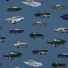 Tricot classic cars blue