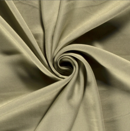 Viscose twill mosgroen