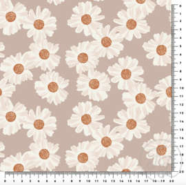 Family Fabrics - Coated Marigold Sand Jersey