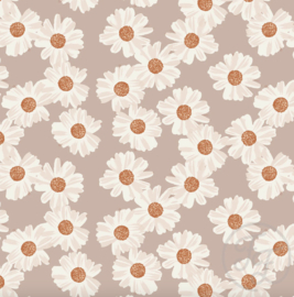 Family Fabrics - Marigold Sand Eco Flex Lycra