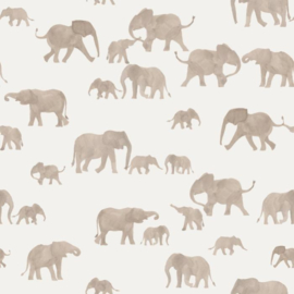 Family Fabrics - Elephants Jersey