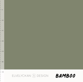 Elvelyckan - Bamboe Tricot - Groen