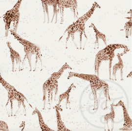 Family Fabrics - Giraffe Jersey