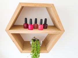 Eikenhouten Hexagons met Middenplank