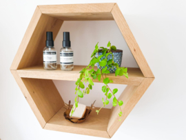 Eikenhouten Hexagons met Middenplank