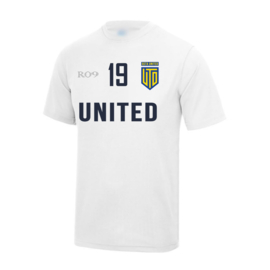 United Dames 1 wedstrijdshirt replica wit (Unisex)