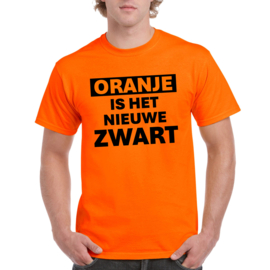 Koningsdag ''Oranje is Zwart'' Shirt (Unisex)