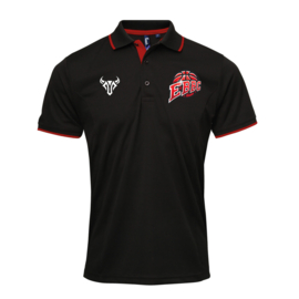 EBBC Coach Polo Zwart-Rood (Heren)