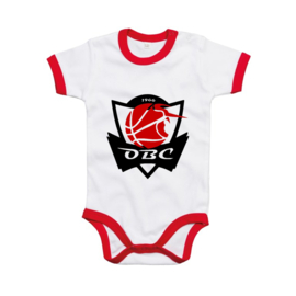 O.B.C. Oss Bodysuit Wit-Rood (Baby)