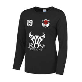 O.B.C. Oss Warmloop Shirt Longsleeve Zwart (Dames)