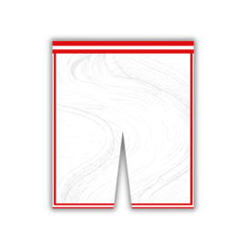 EBBC Reversible Trainings Shorts Wit-Rood (Heren, Dames & Kids)