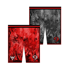 RO9 Red/Black Reversible Shorts