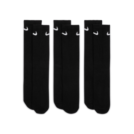Nike Everyday Crew sokken zwart 3-Pack