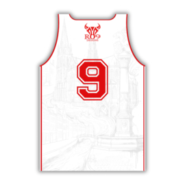 EBBC Reversible Trainings Jersey Wit-Rood (Heren, Dames & Kids)