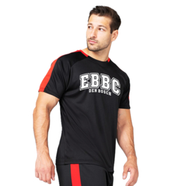 EBBC Team T-Shirt Zwart-Rood (Unisex)