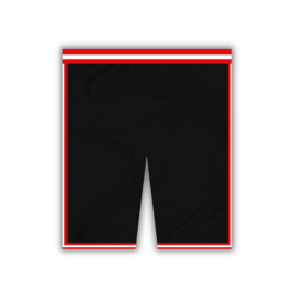 EBBC Reversible Trainings Shorts Wit-Zwart (Heren, Dames & Kids)