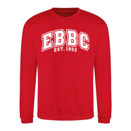 EBBC Sweater Rood (Unisex & Kids)