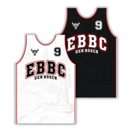 EBBC Reversible Trainings Jersey Wit-Zwart (Heren, Dames & Kids)