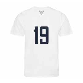 United Dames 1 wedstrijdshirt replica wit (Unisex)