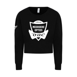O.B.C. Oss Cropped Sweater Zwart (Dames)