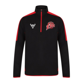 EBBC Team Zipper Zwart-Rood (Unisex)