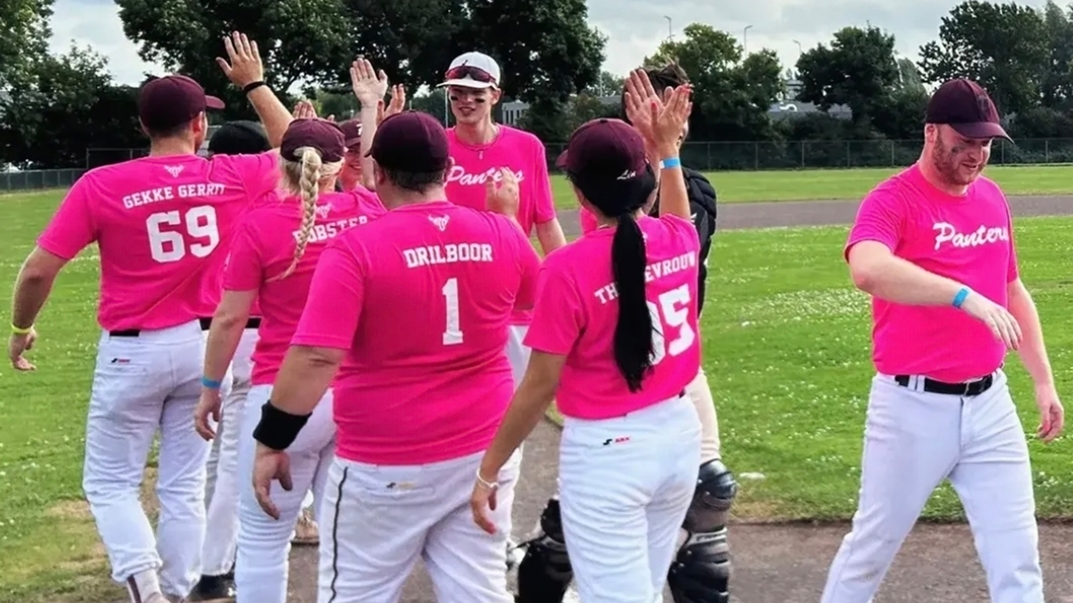 Panters Tiel RO9 toernooishirtjes