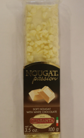 Zachte nougat met witte chocola