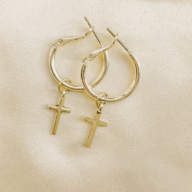 Chloe earrings ♥ cross gold