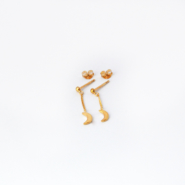 Moonchild chain studs ☽ gold