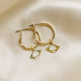 Saturne earrings ✩  planet gold