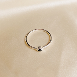 Lana ring ♥ onyx silver