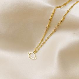 Saturne necklace ✩ planet gold
