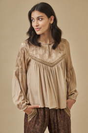 NKN Oxalis Blouse Beige