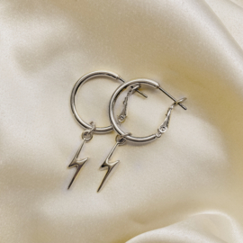 Levina earrings ♥ lightning silver