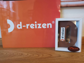 Chocoladeletter- of cijfer met eigen logo of tekst