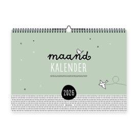 Maandkalender 2026 | A3 formaat XL